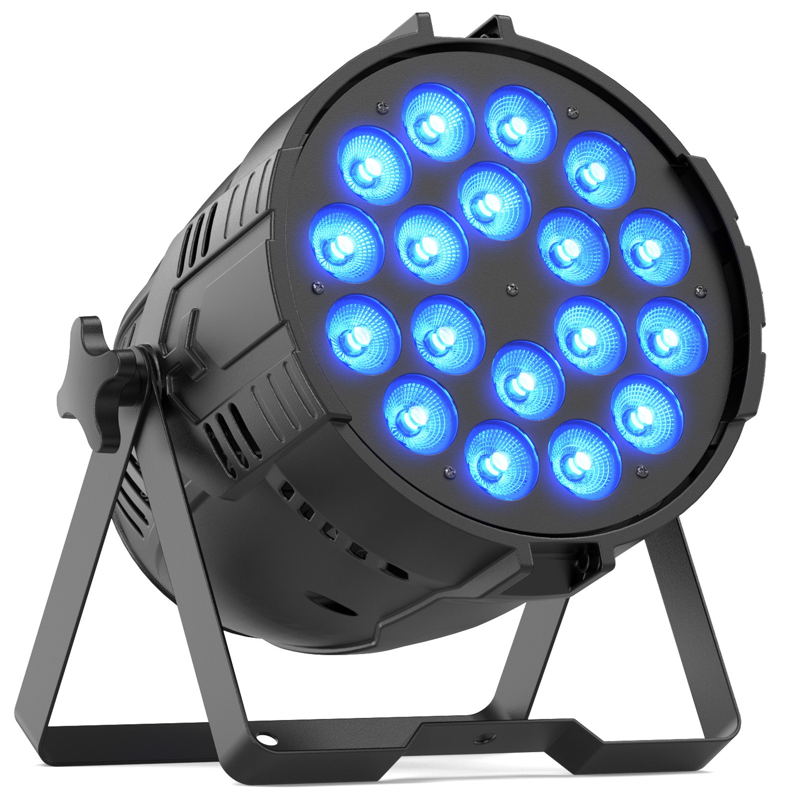 200W 18LED Lemon Green RGB Par Light Auto Sound Active Master Slave DMX Control