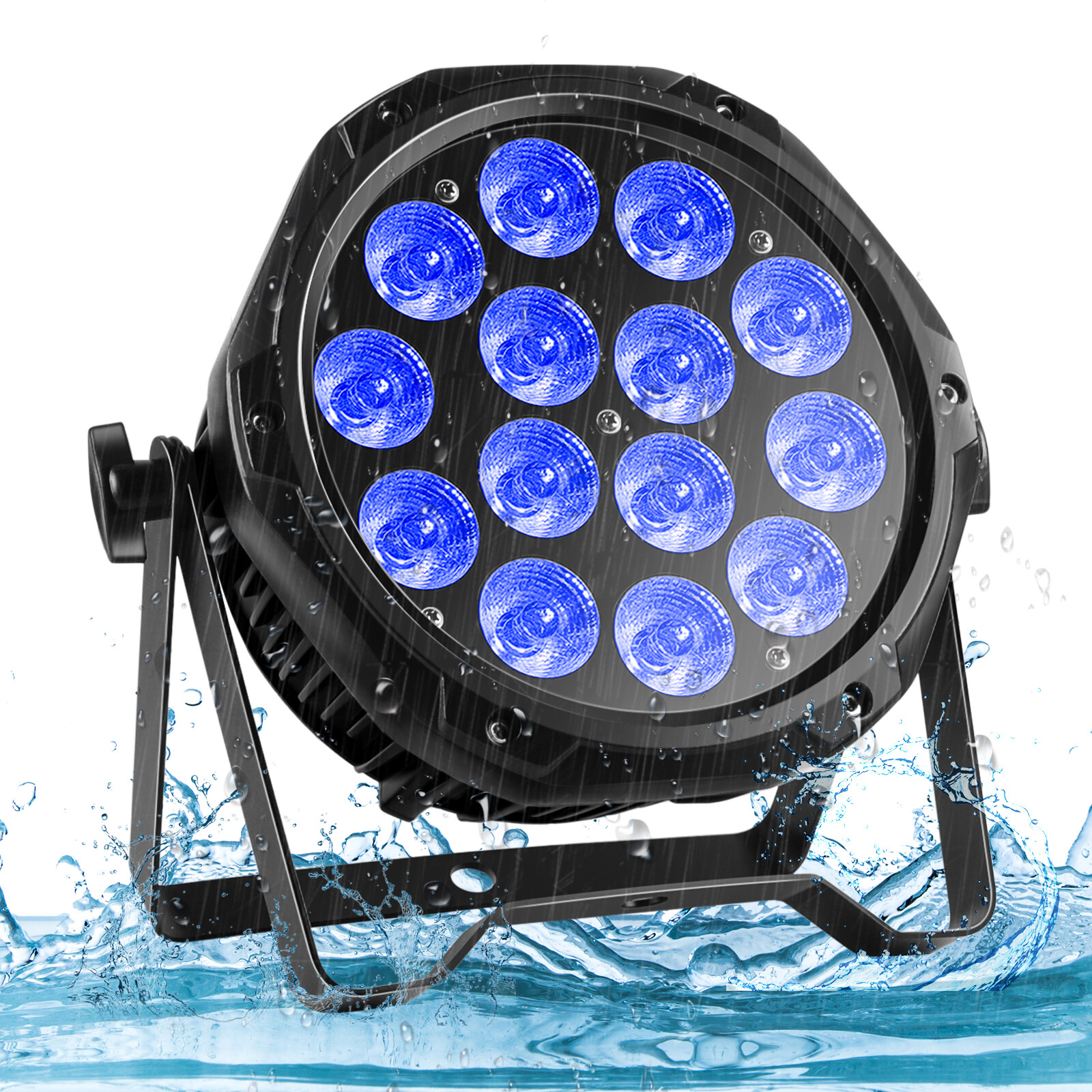 10x 210W RGBW Waterproof 14LED Par Can Light DMX Beam Wash Stage DJ Party Disco