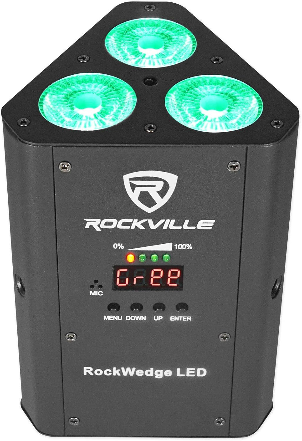 Rockwedge LED 54W RGBWA+UV Rechargeable Battery Wireless DMX Par Light