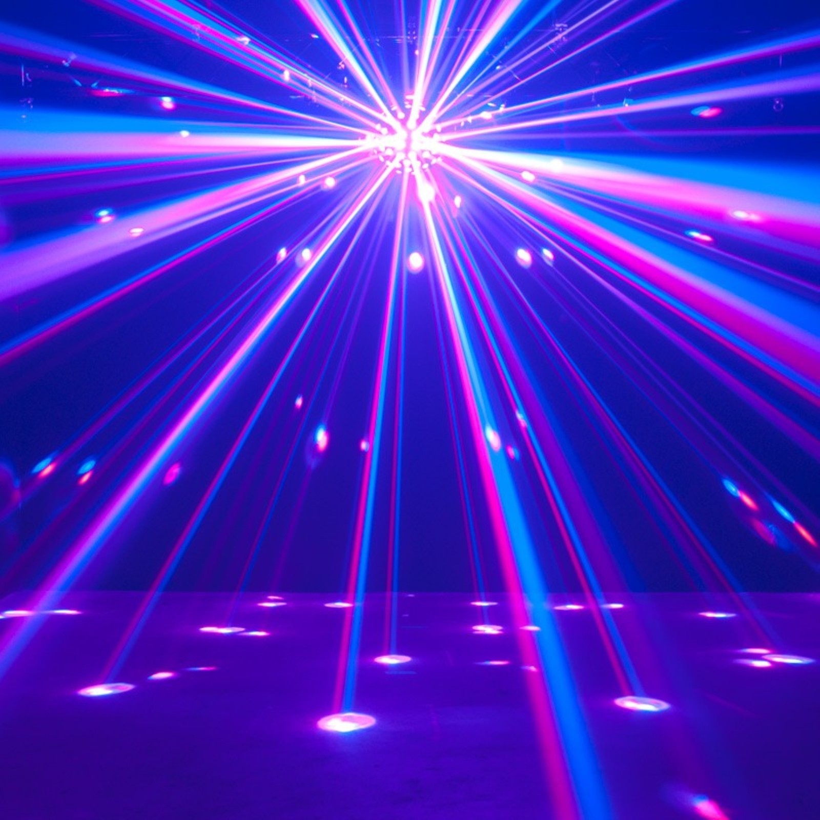 American DJ ADJ Starburst Multi Color Shooting Beam Lighting Effect+Free Speaker