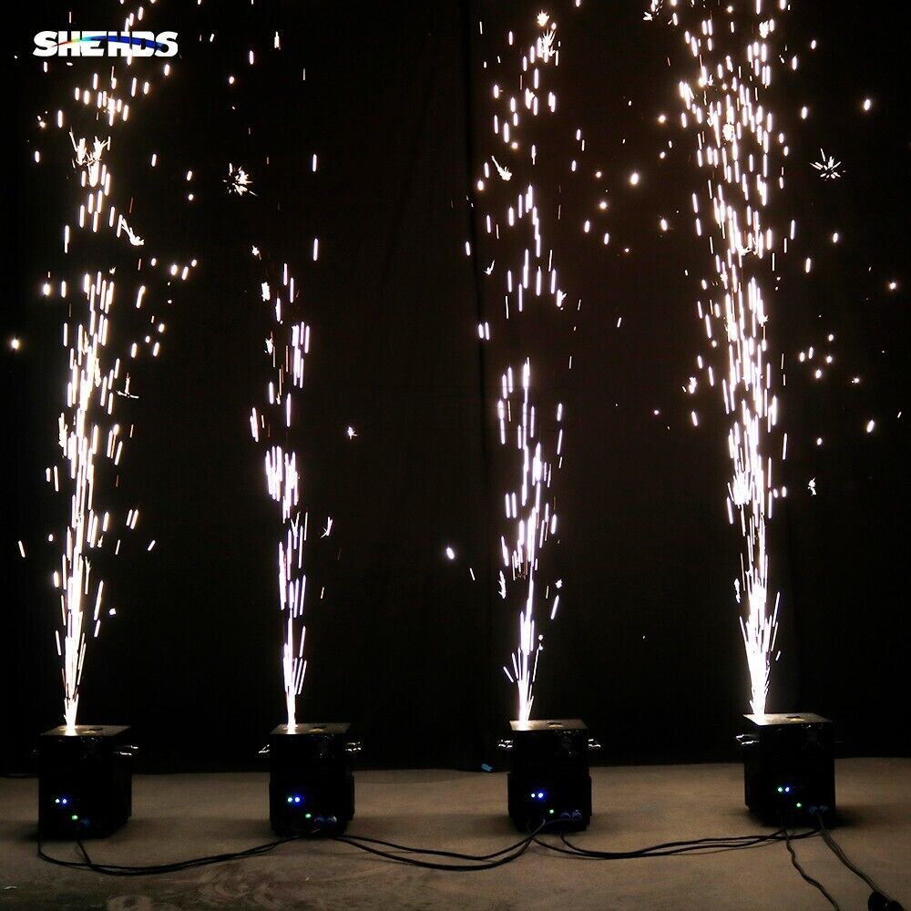 650W Spark Machine Flame Fountain Fireworks Effect Remote Control Festival Party