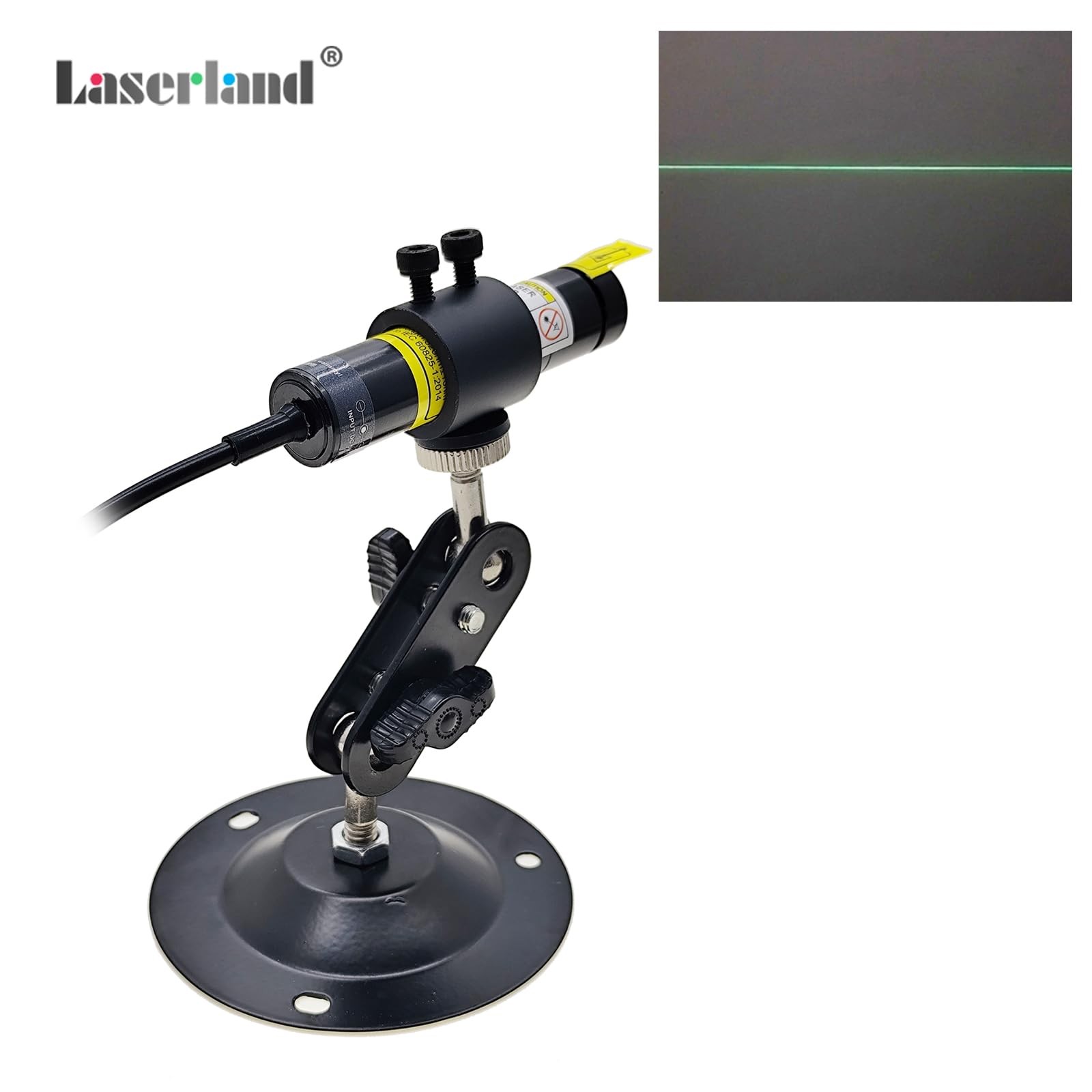 520nm Green Light Line Module Projector Focusable Locator Generator for Wood …