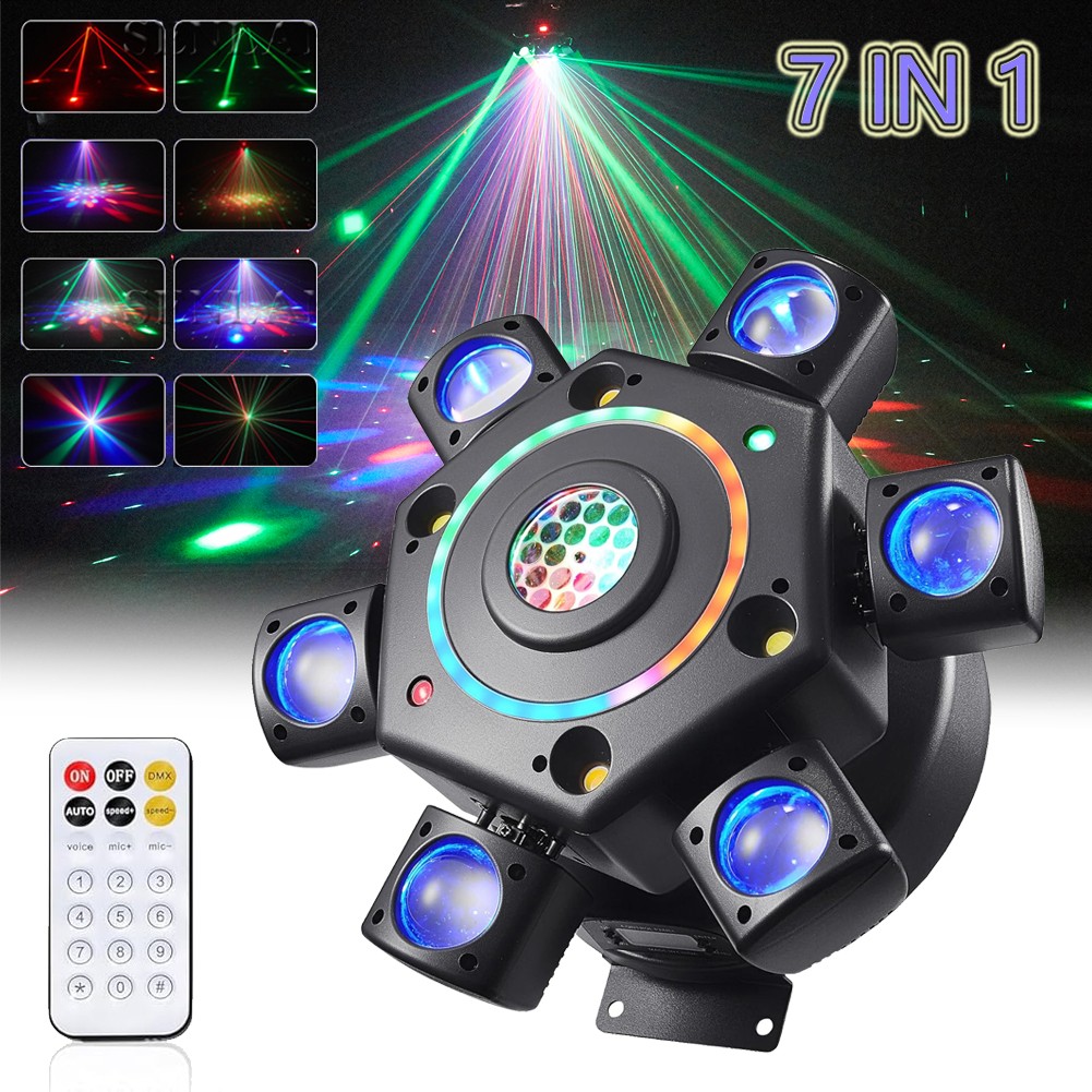 LED Party Stage Light Laser Projector RGBW KTV Disco Beam Light DJ Show Lighting