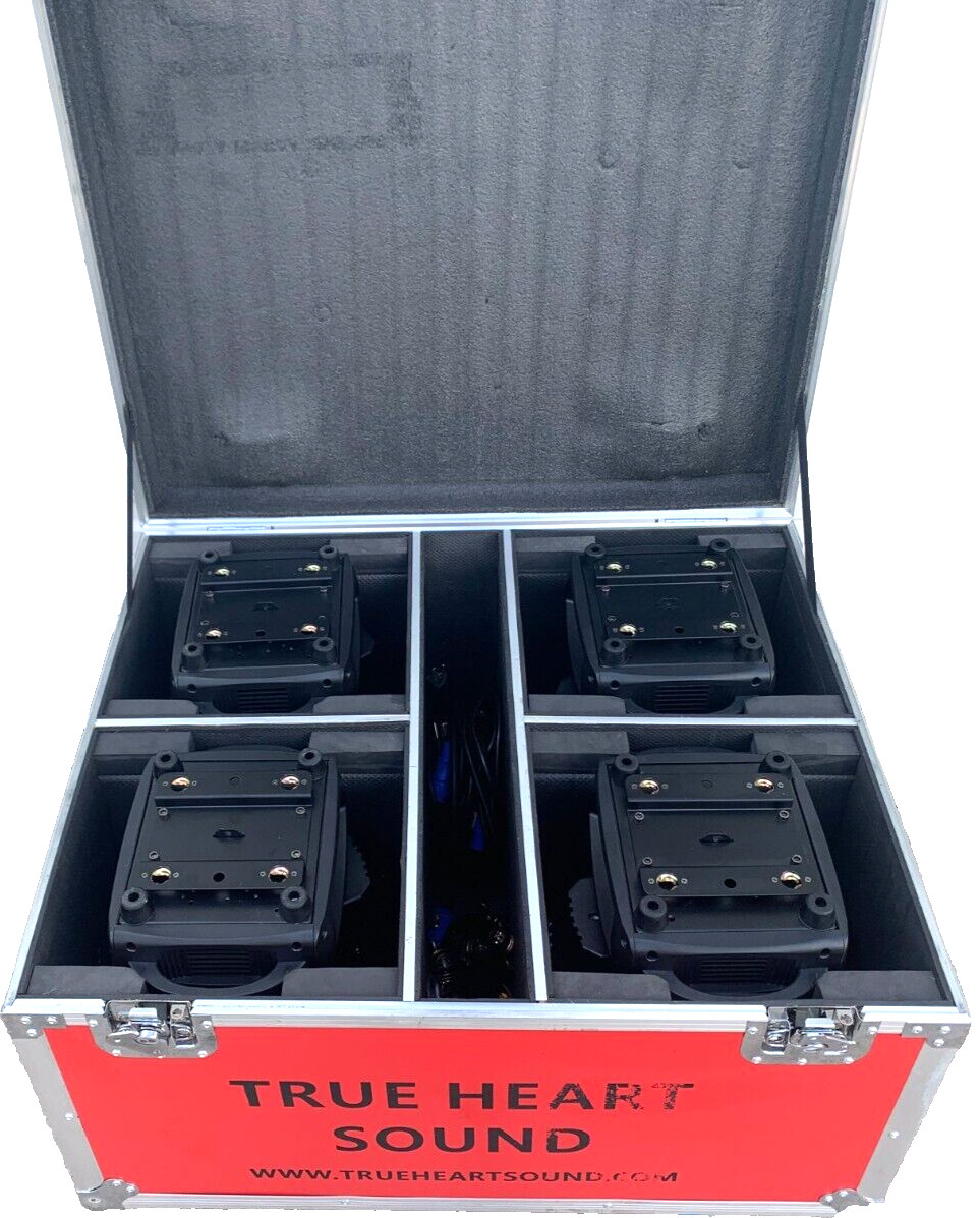 Unbranded LY-119M 19x50W Led Bee Eye Moving Head Wash W/Rd Case #0116 (Lot of 4)