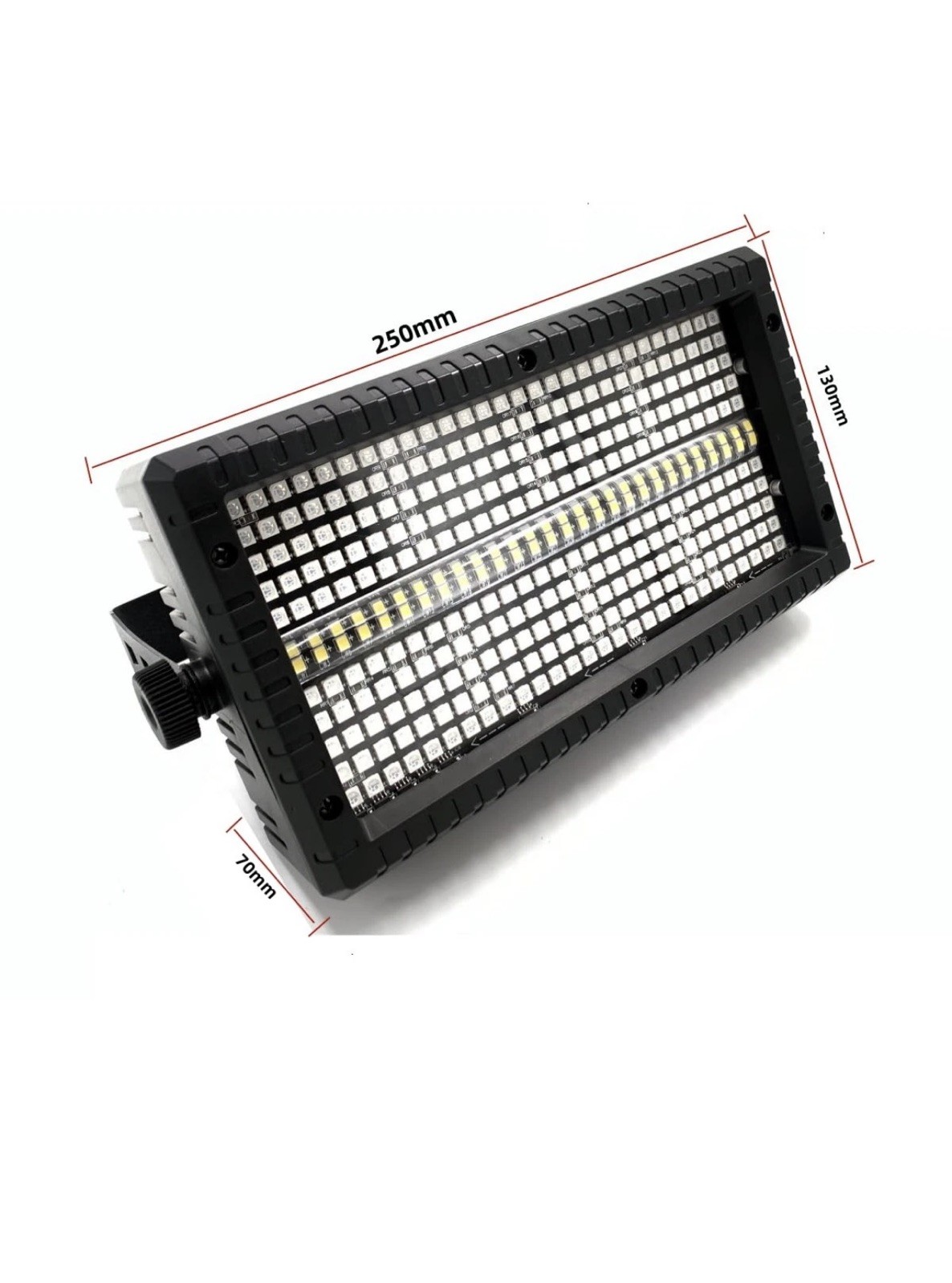 60W Mni LED Strobe RGB 3in1 8 Partition +White 8000K 4Partition DMX Super Bri…