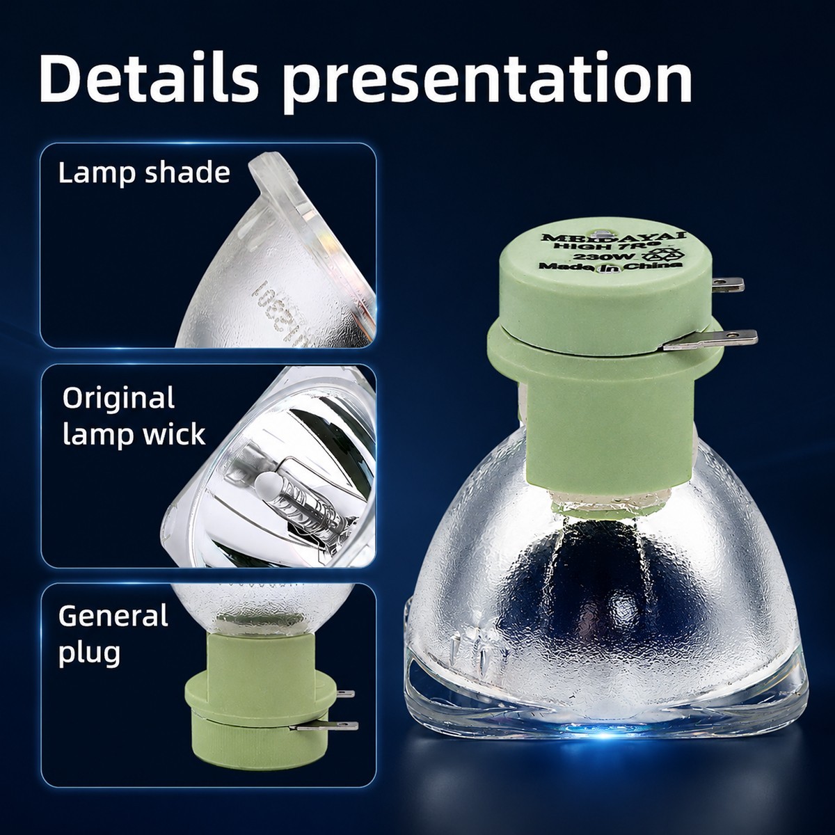 Mailepu MSD Stage Moving Head Sharpy Beam Moving Head Light Bulb 230W 7R