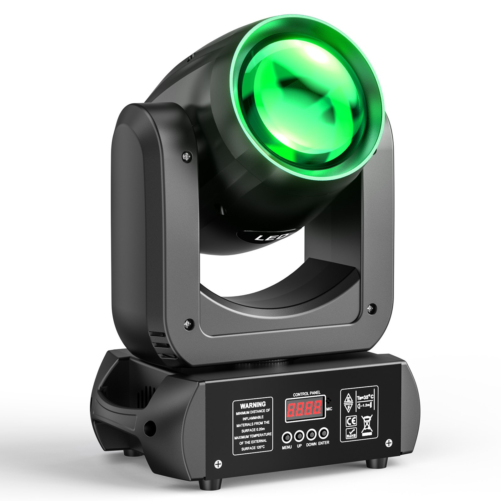150W 18 Prisms Moving Head Lights 8 GOBO 8 Colors Beam Stage Light for DJ Party