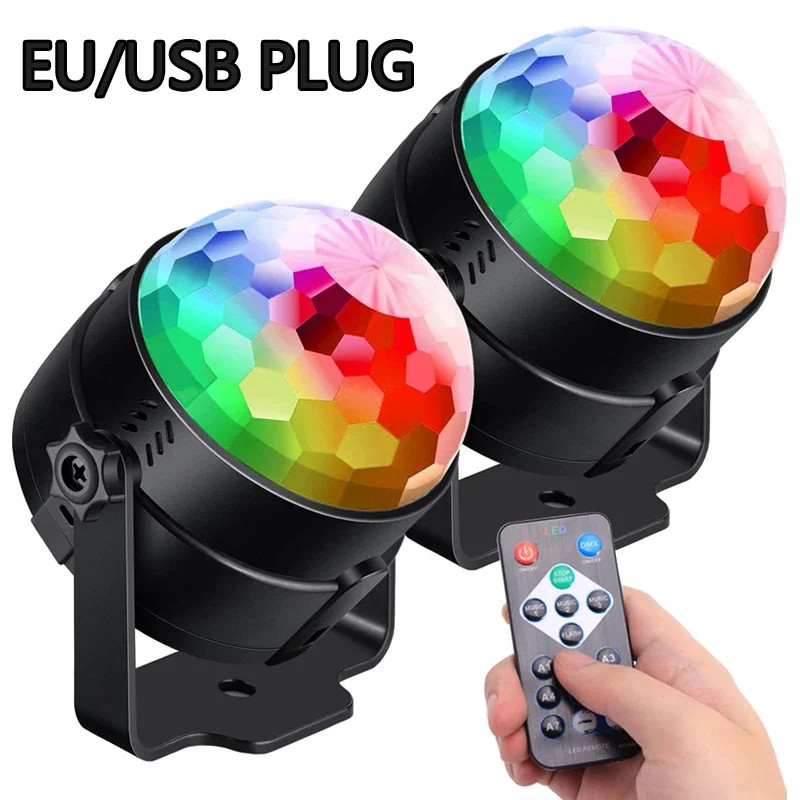 RGB Led Disco Stage Night Light Strobe Lamp for Home KTV Party Club Bar Dance Ch
