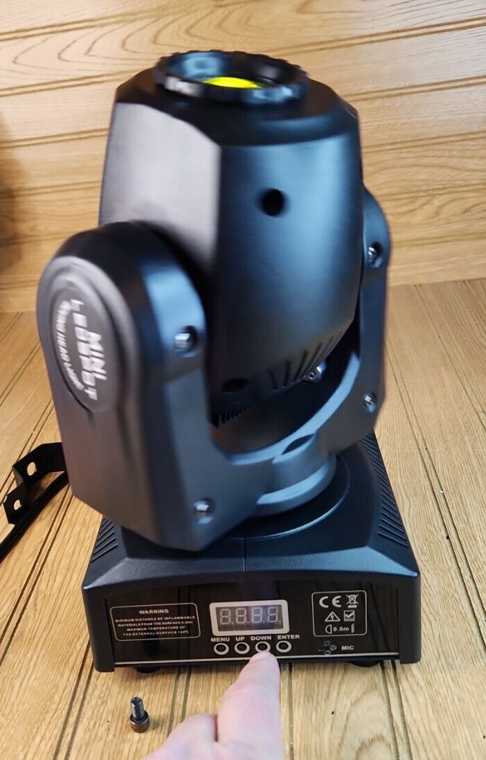 60W Mini Led Dmx Gobo Moving Head Spot Light For Club DJ Stage Lighting Party