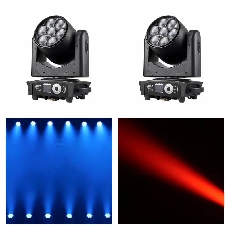 Beam wash 7x40W RGBW Rogue LED Moving Head 3.8-60° Zoom stage light 4pc / case