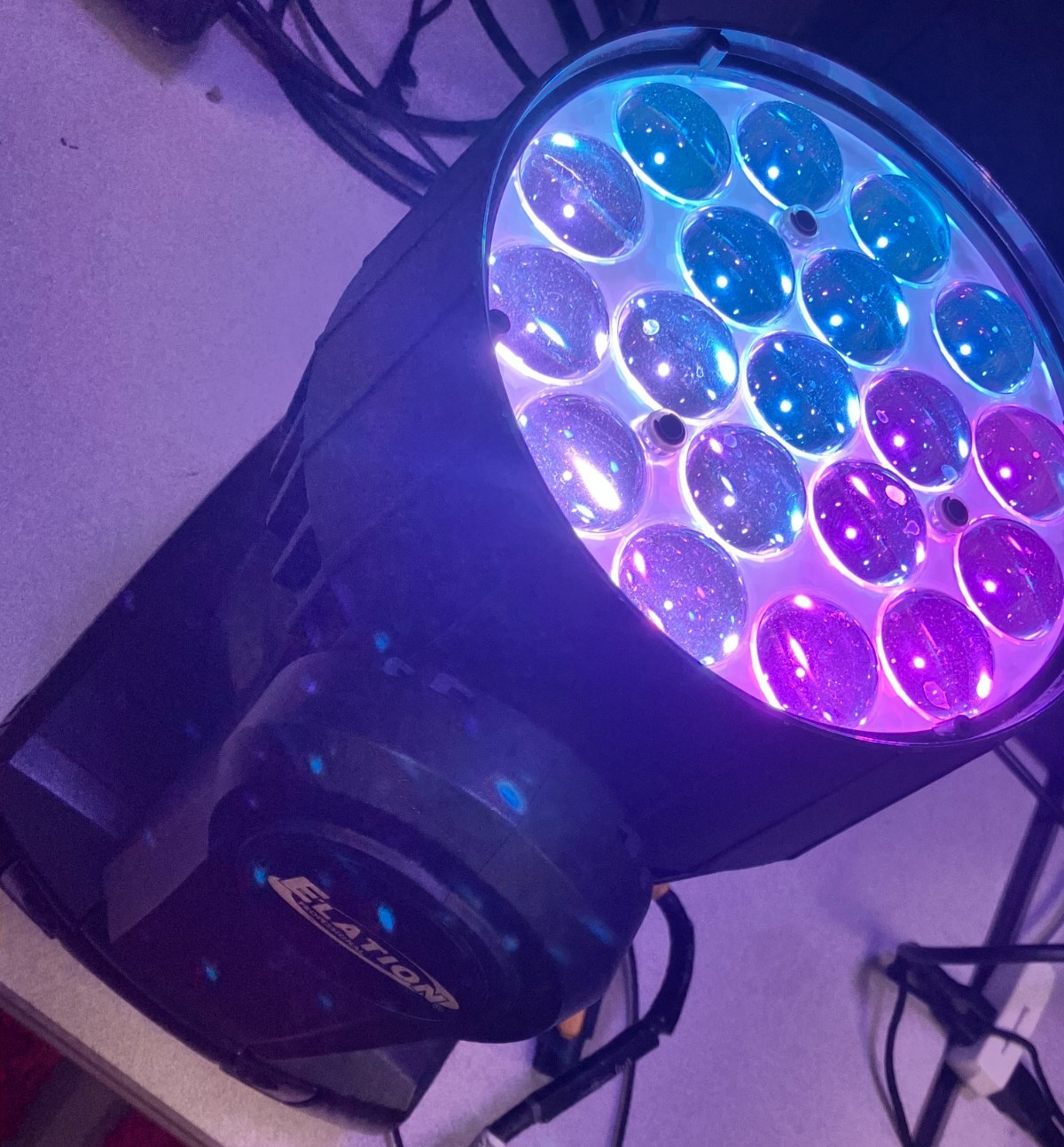 Elation ZW19 LED Moving Head Beam​/​Wash Effect for Parts or Repair