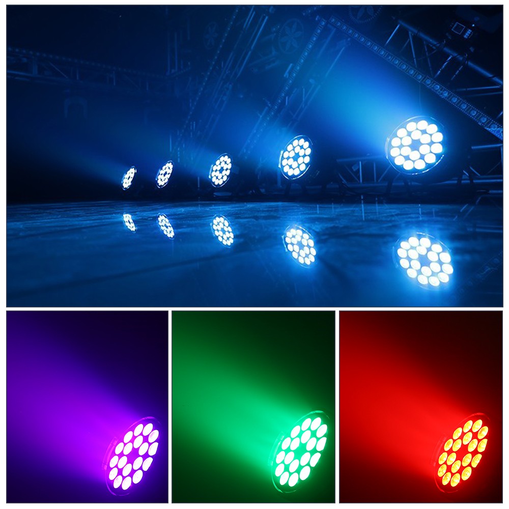 18x18W LED Upights Outdoor Waterproof Stage Par Light IP65 RGBWAUV 6 in1 DMX512