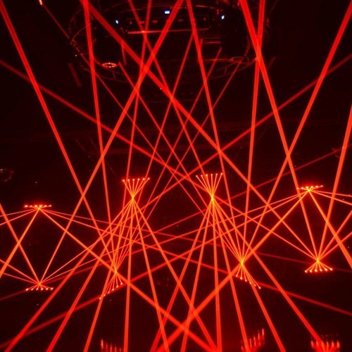 Laser Moving Head Light Bar 6x500mw 6 Eyes Stage Beam DJ Disco Party Light