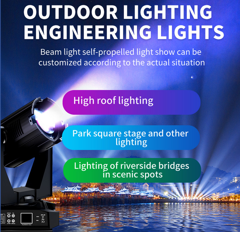 IP65 380W Moving Head Light Sky Sharpy Super Beam DJ Stage Waterproof Outdoor