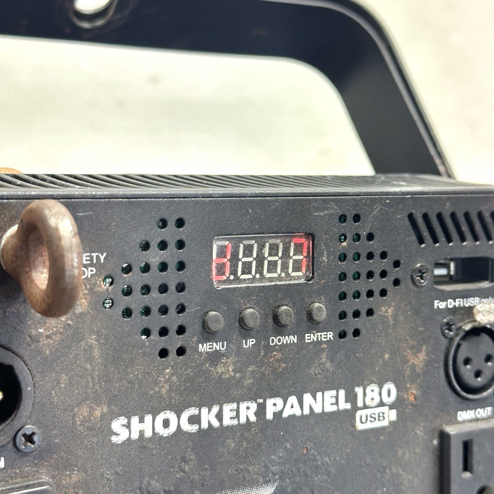 Chauvet DJ Shocker Panel 180 USB LED Strobe Light Power On Buttons Unresponsive