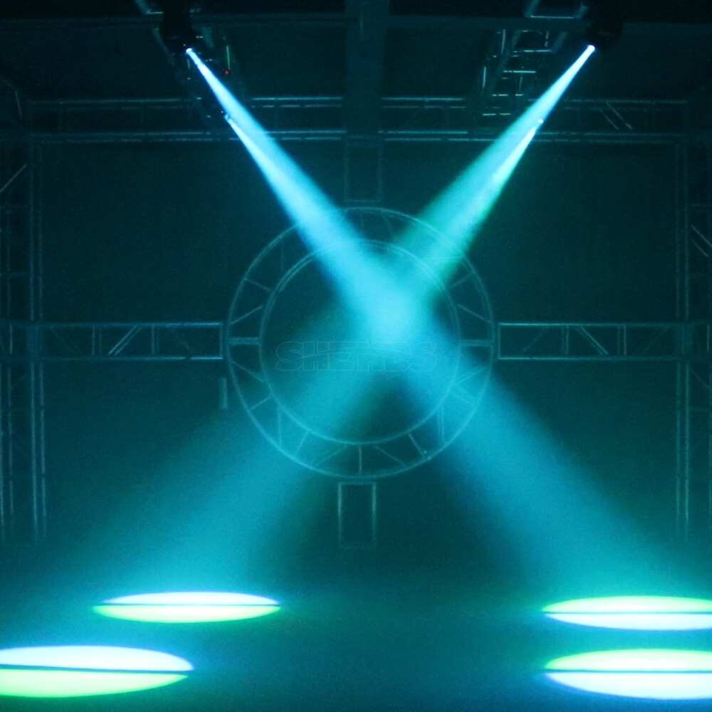 SHEHDS 80W LED Spot Moving Head Satge Lighting With 3 Face Prism DJ Disco Bar