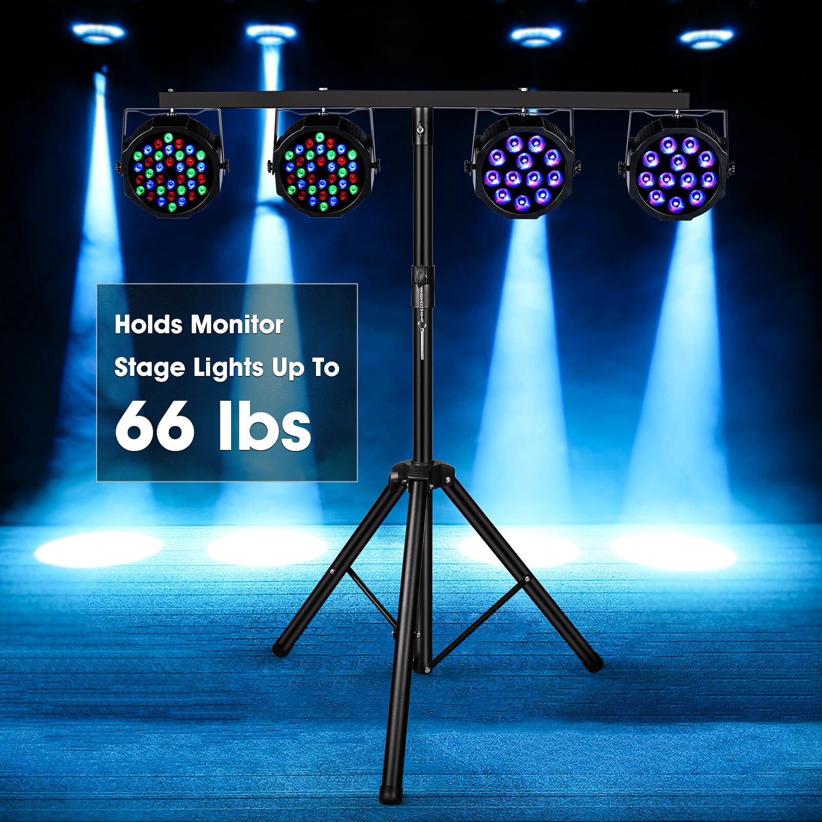 270W 18 LED Par Stage Light DMX RGBW Disco Show DJ Lighting Aluminum with T-bar