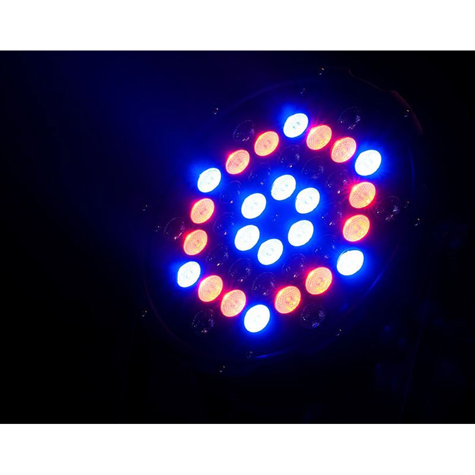 Eliminator Lighting LP 42x 1 Watt LED RGBW Lightweight DJ Par Light Fixture i…