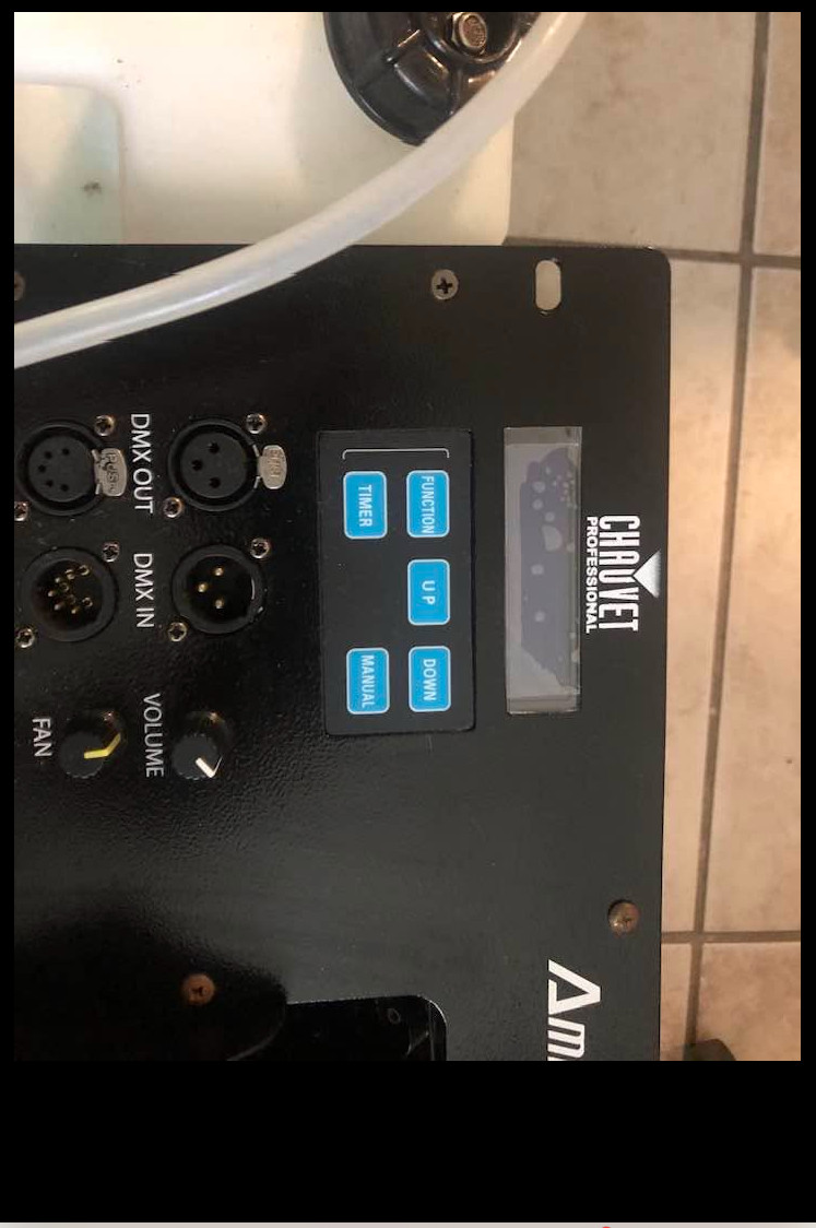 Chauvet Amhaze II Water-Based Haze Machine CG01VX0 no refunds please.