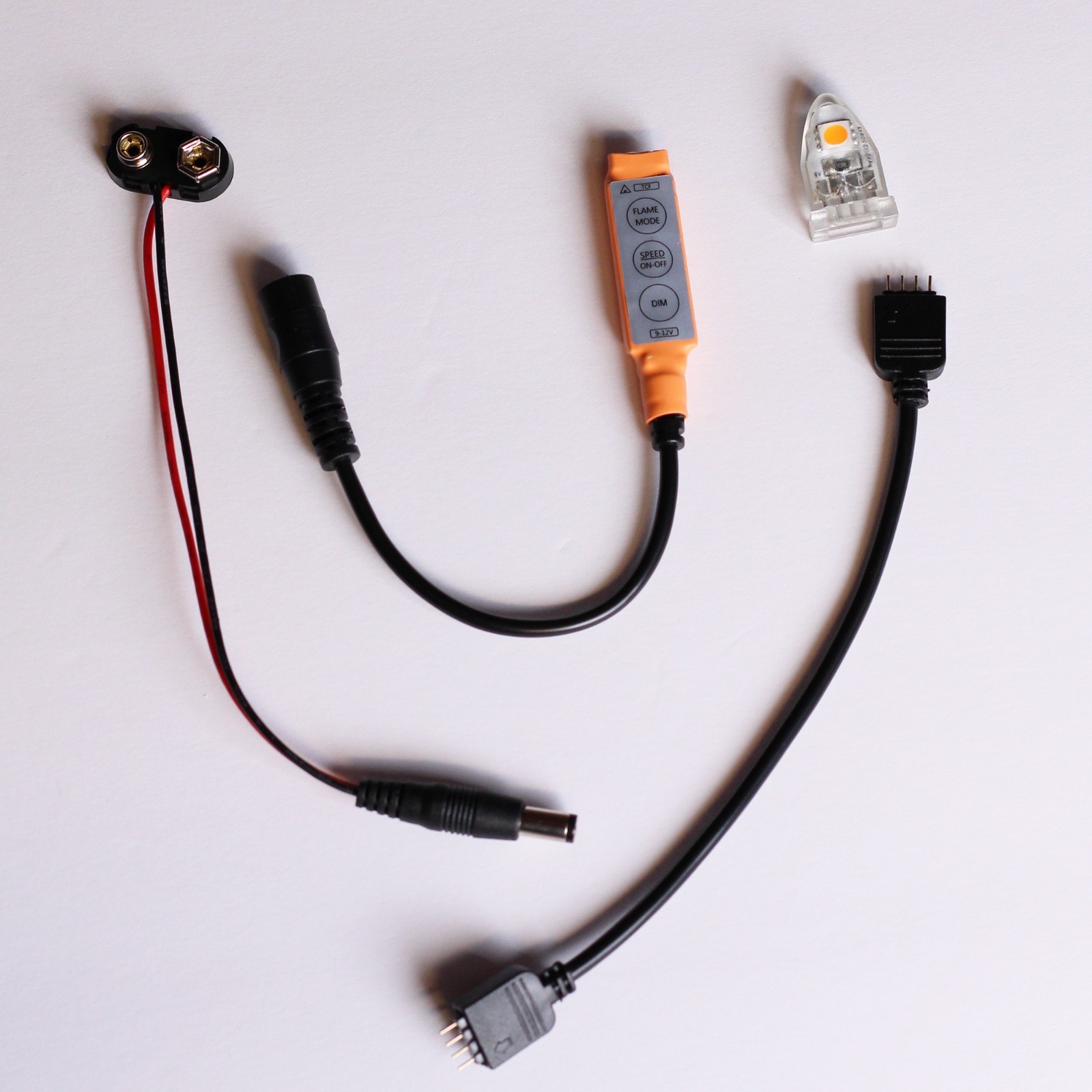 Candle Flame Module Flicker LED Light Kit for Theatrical Props 9 – 12 Volt DC