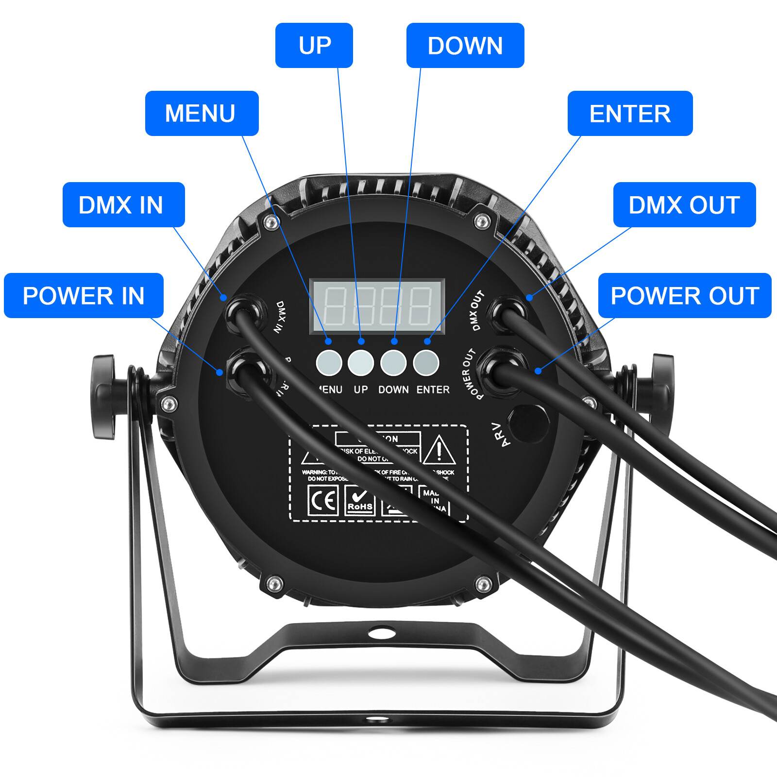 RGBW LED Uplights 14x15W Outdoor IP65 Waterproof Stage Par Light dj Party Lights