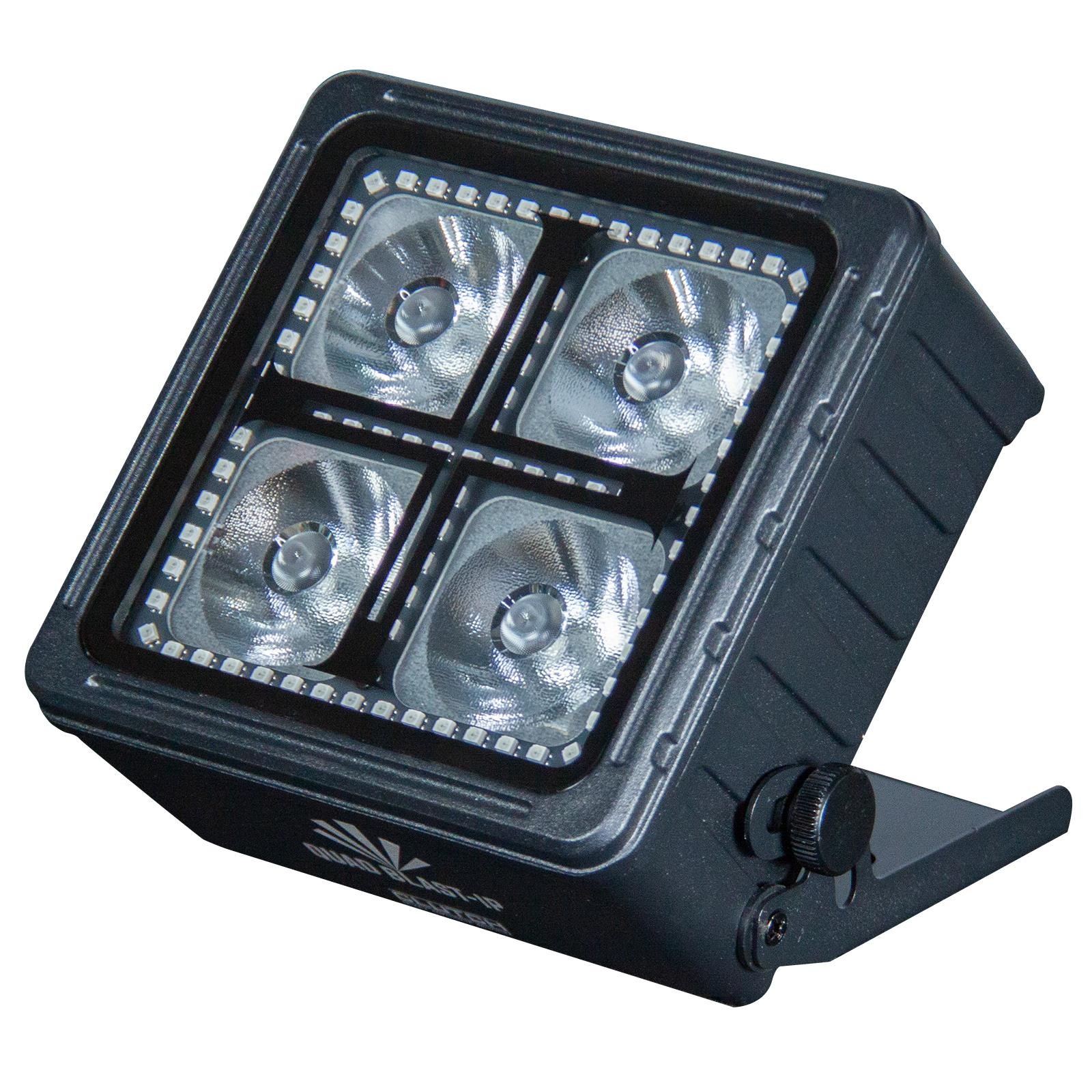 Clutch QUAD BLAST-IP RGBWA+UV LED IP65-Rated Indoor/Outdoor Uplight