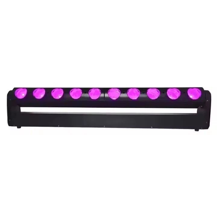 10x40W RGBW 4in1 LED Wall Washer Beam Moving Bar For DJ Club Party Stage Light