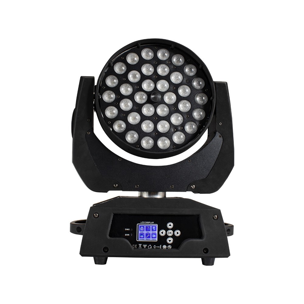 SHEHDS LED 36x18W RGBWA UV 6 In 1 Wash Zoom Moving Head Lighting For Dj Disco