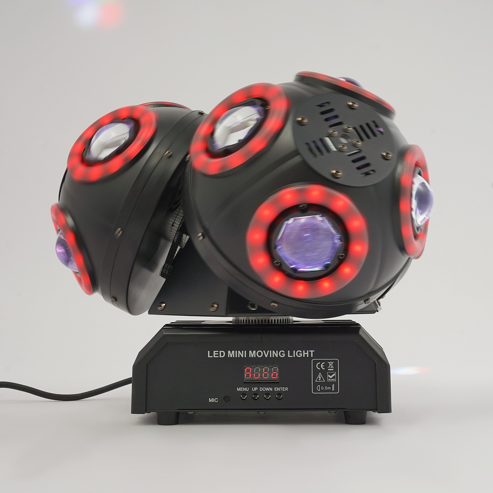 3-Head LED Party Stage Light Moving Head Stage Lights Stage Lighting DMX512 110V