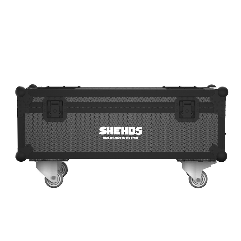 SHEHDS 10Pcs RGBWA+UV Wifi APP Wireless Remote Control 6x18w With Flightcase