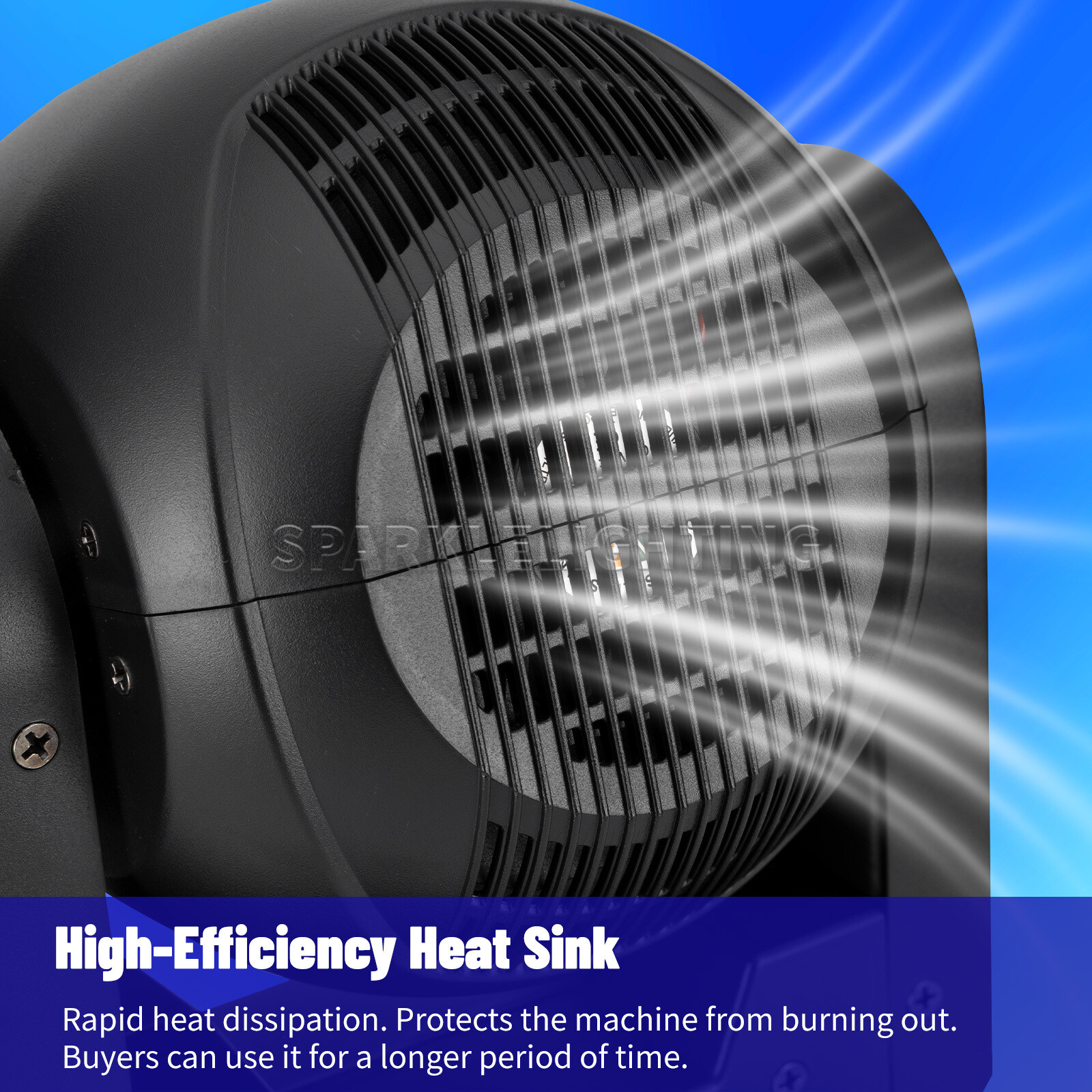 PAIDUN 6 Bee Eye Mini Moving Head Beam Light DMX512 Music Control Rainbow Effect