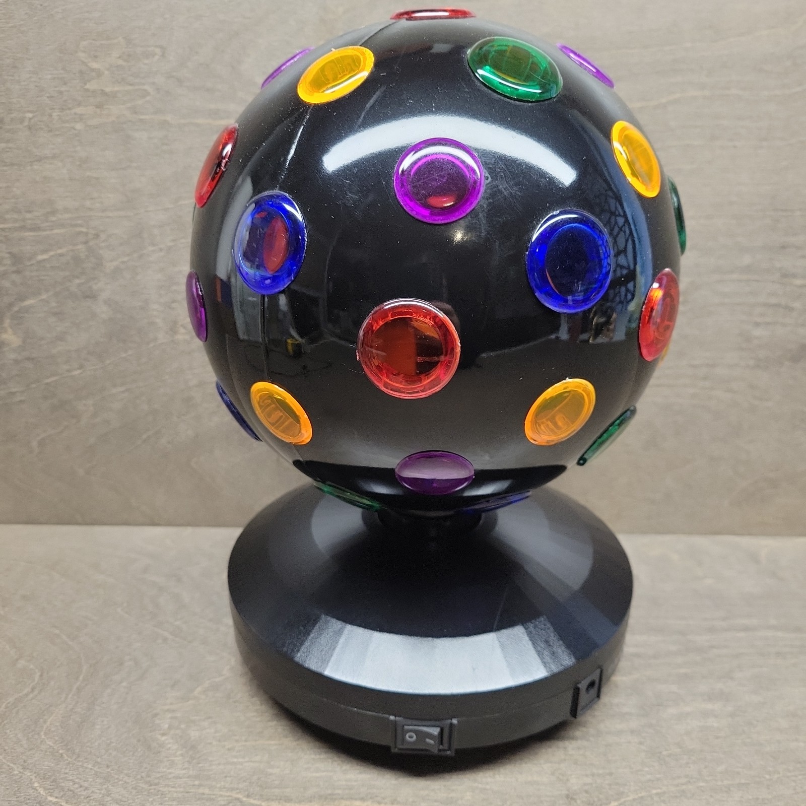 Spinz Special FX Spinning Disco Multicolor Light Ball Party Lamp Decor Working