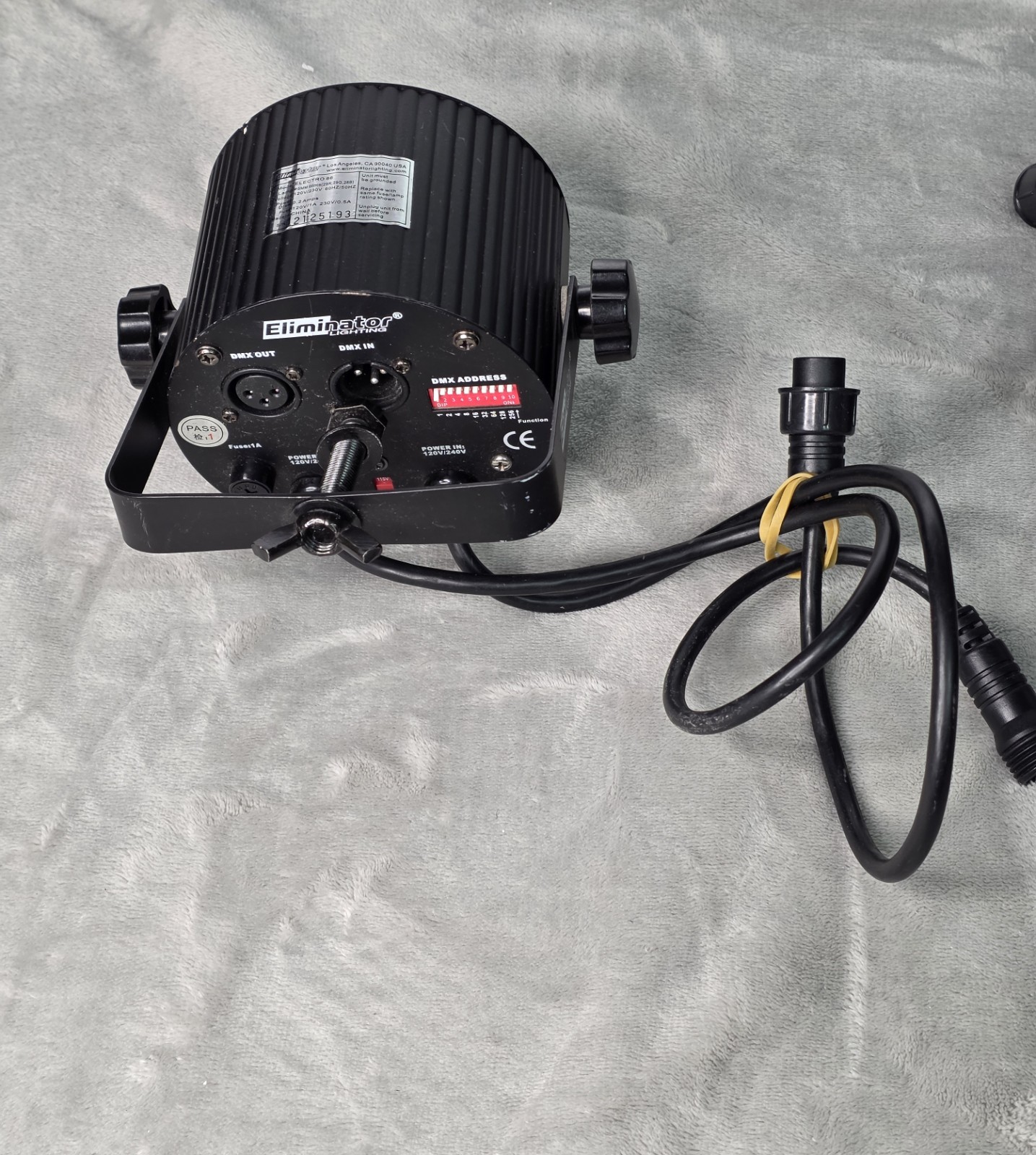 Eliminator Lighting Electra 86 LED DMX Par Can Stage Lights – Lot of 2 – Tested