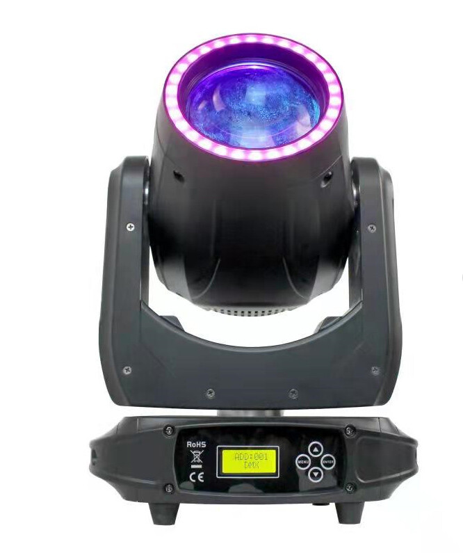 200W Zoom Moving Head Beam RGBW Light 8 Prism Strobe DMX 16CH DJ Party