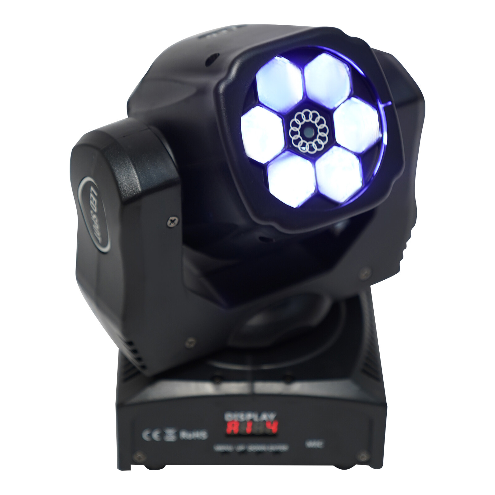 6 LED Bee Eye Laser Moving Head Light DMX512 Beam Stage Light DJ Disco RGBW 100W