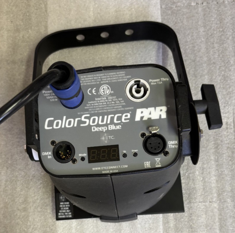 ETC ColorSource PAR LED DMX Multicolor Stage Light with Deep Blue Option