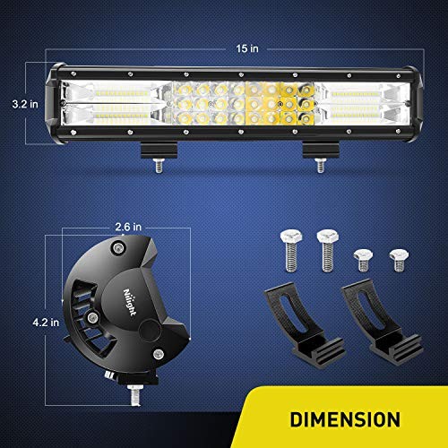 – 18003C-A 15Inch Triple Row Lights 216W 21600LM 1PC 15Inch Triple Row Lights