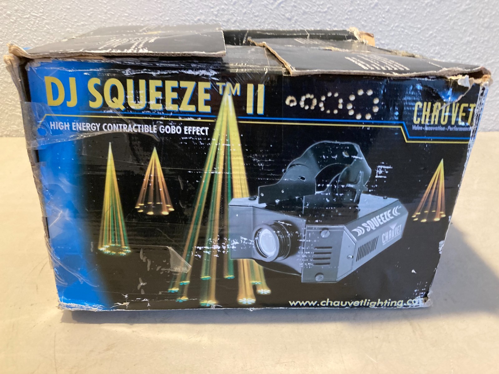 Chauvet DJ Squeeze II High Energy Contractible Gobo Effect Light Fixture Pro