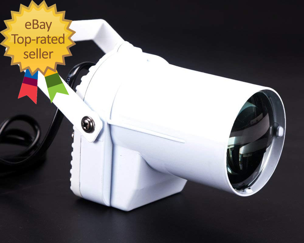 Spotlight for Disco Ball Lights Pin Spot Light White Led Beam Pinspot Light