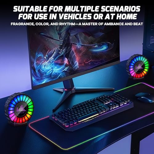 RGB Sound Control – LED Music Rhythm – Clip-On Air – RGB Sound Control