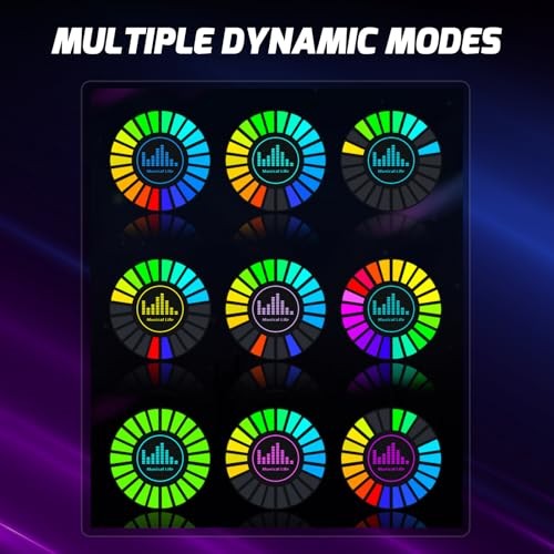 RGB Sound Control – LED Music Rhythm – Clip-On Air – RGB Sound Control