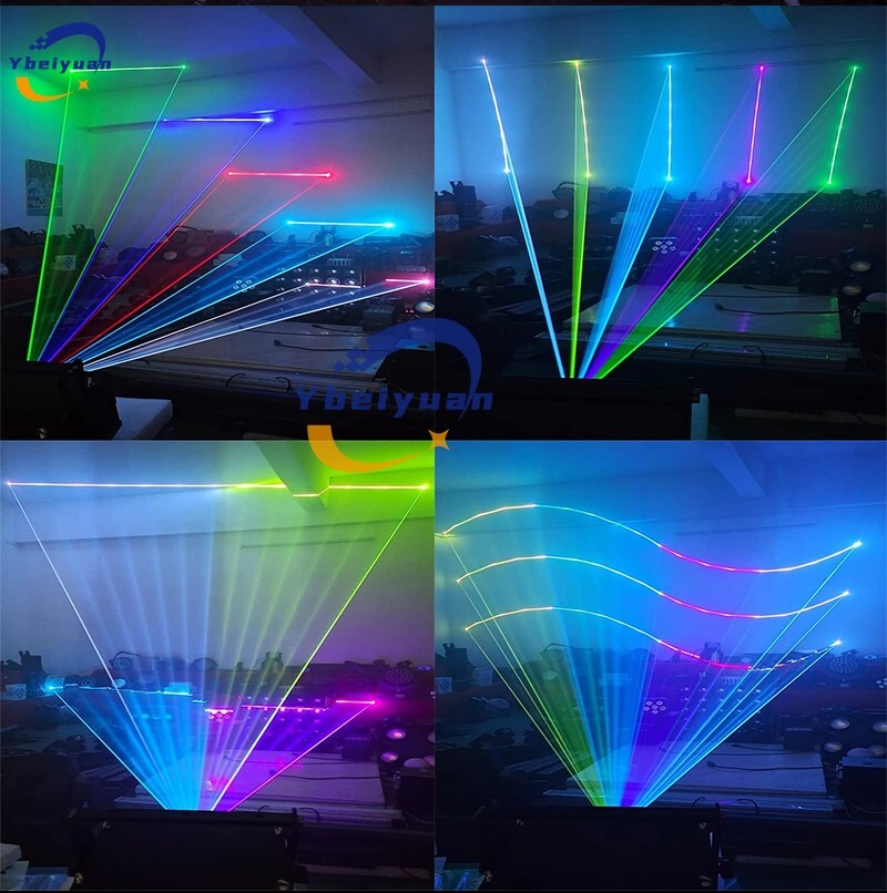 15W 20W animation laser light with mobile phone Bluetooth APP ILDA DMX interface