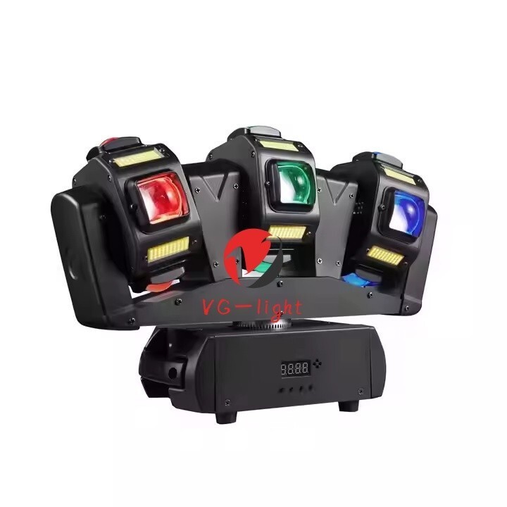 New Popular Moving Light 12X10W 4in1 W/Golden 50mW RG Laser DJ Disco Stage Light