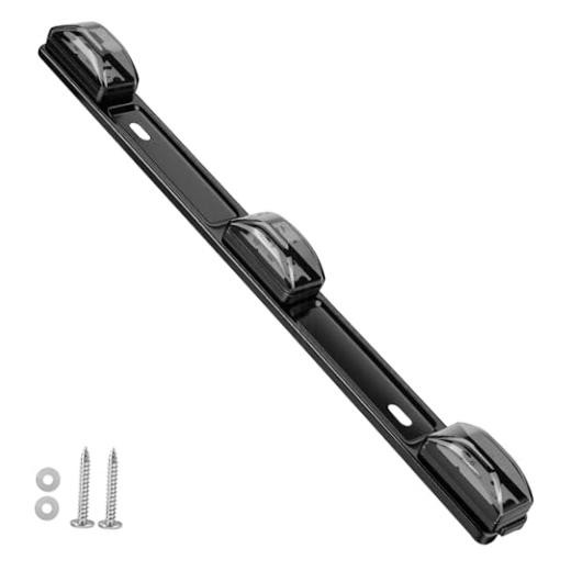 15″ ID Light Bar 9 LEDs, 1PC IP67 Waterproof Identification Marker Smoked
