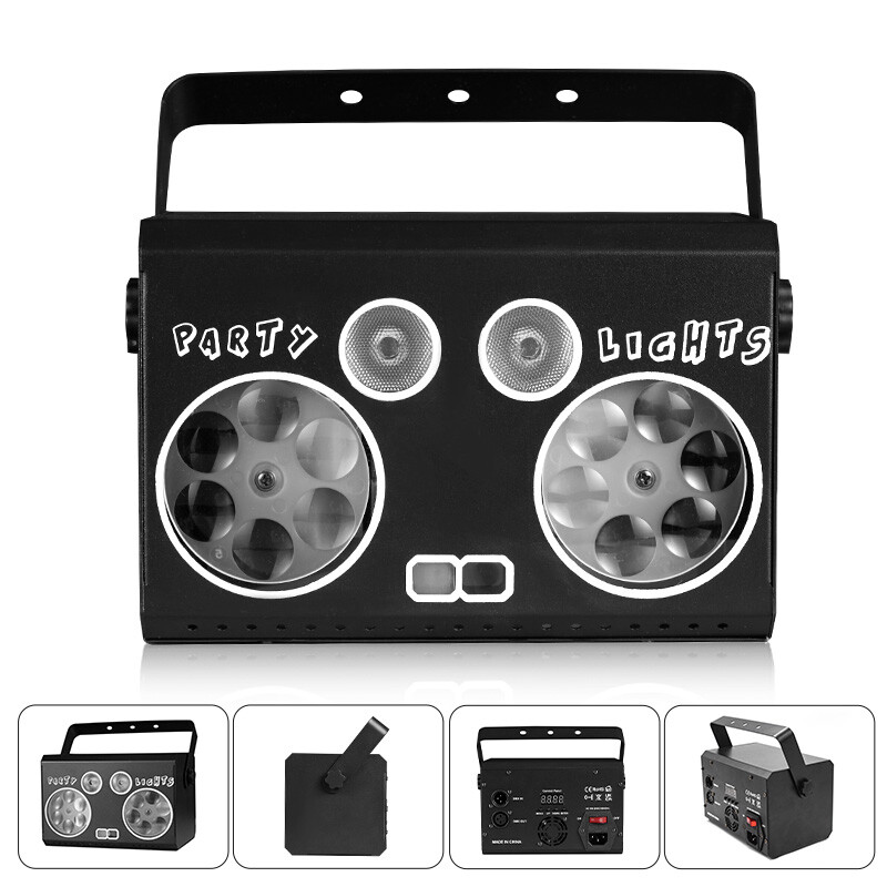 Laser Projector Stage Light DMX LED RGB DJ Disco KTV Show Xmas Party Lighting US