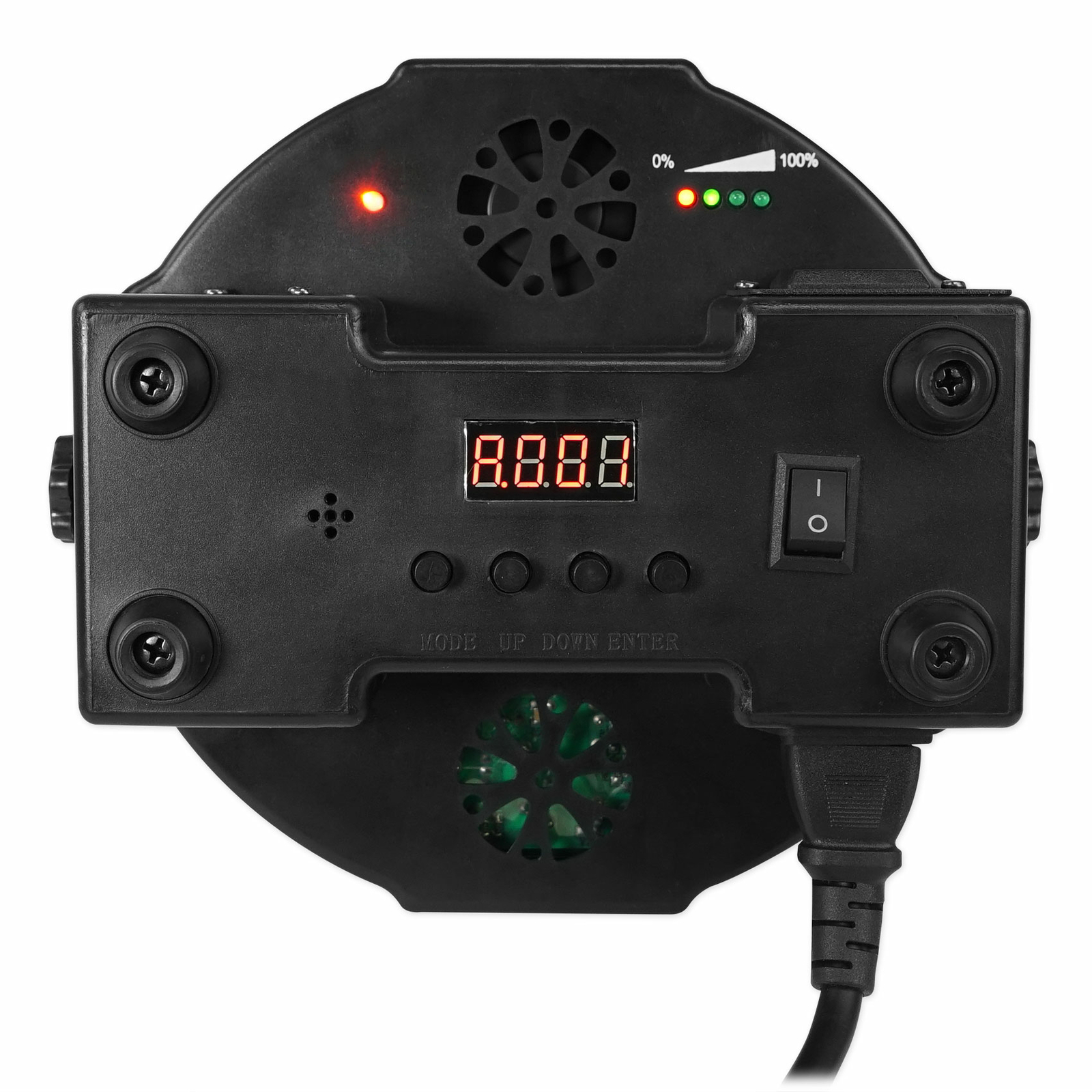 Rockville BATTERY PAR 50 Rechargeable LED DMX DJ Club Wash Up-Light w/ Remote