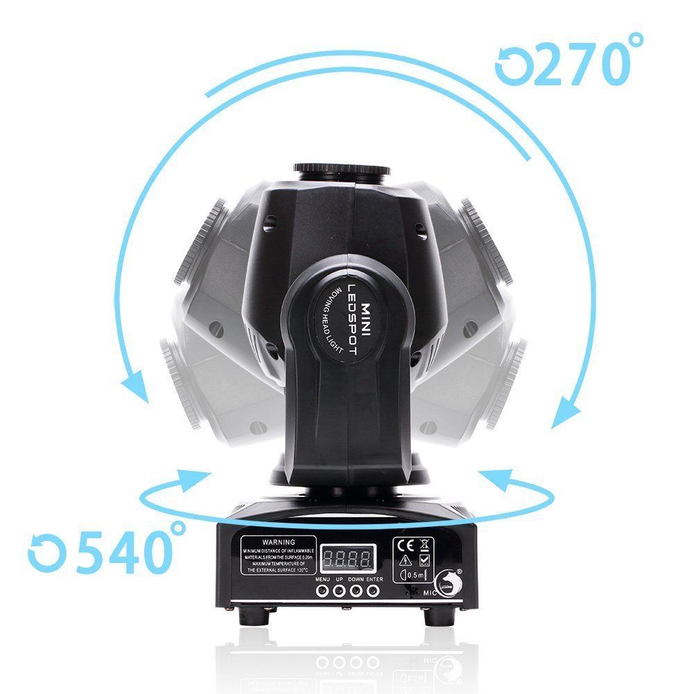 Moving Head Stage Lighting RGBW 120W LED DJ DMX Beam Bar Disco Club Party Lights