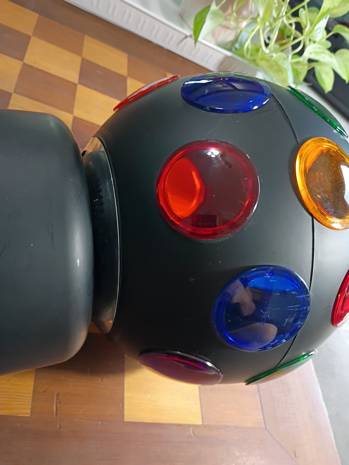 Disco Ball Rotating Multi-color Party “BALL OF LITE” Light Stands Or Hangs