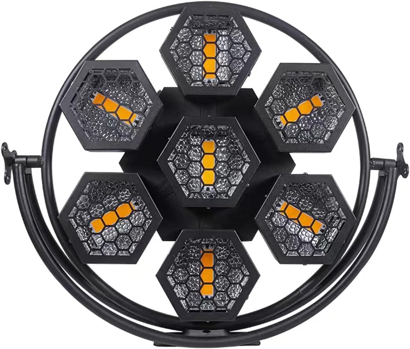 7 Head LED Retro Background Effect Light, DJ Disco Stage Lights, 1PC