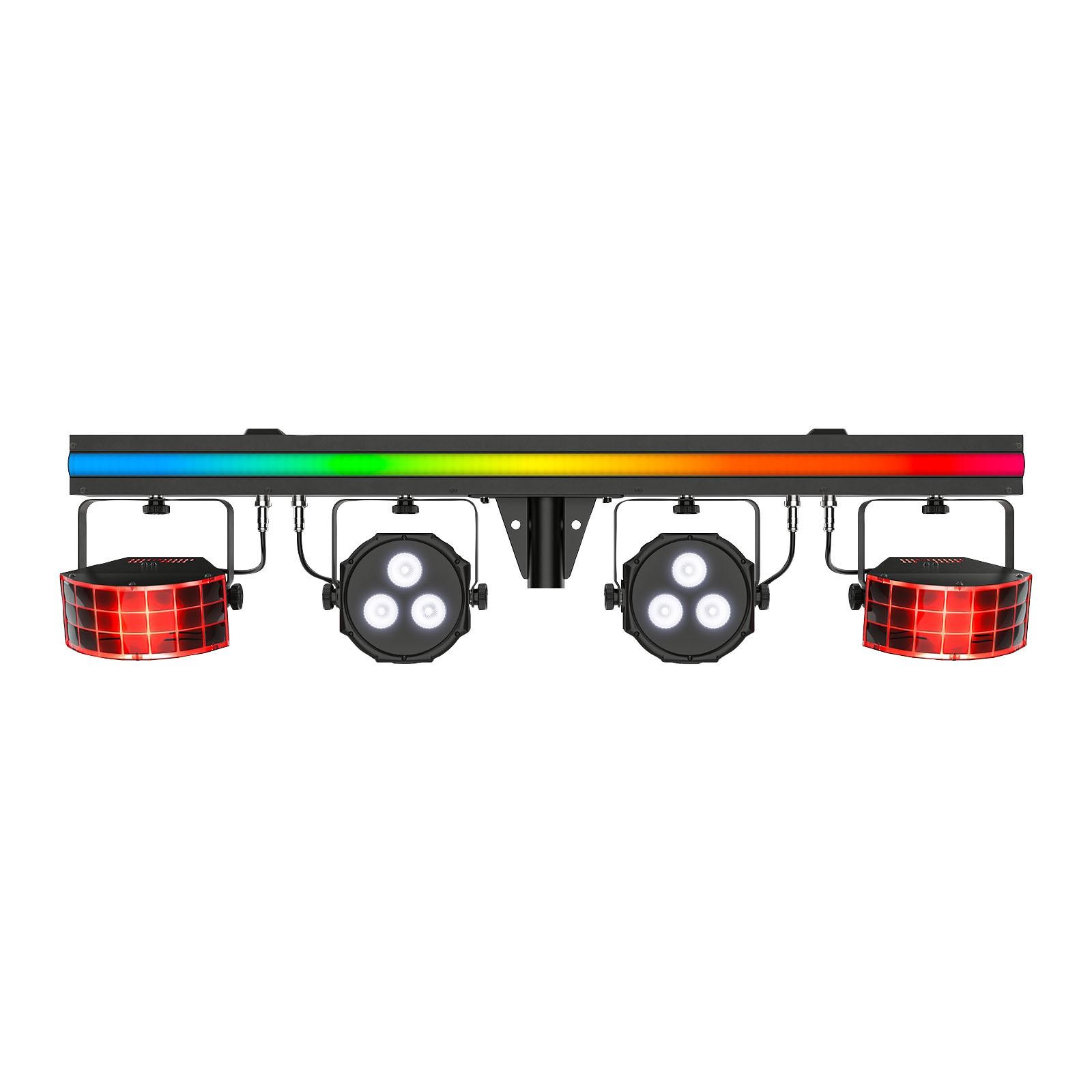 Chauvet DJ GigBAR 3 ILS 3-in-1 Derby Par Strip Effect Lighting System w Stand